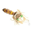 thumbnail image 6 of M Buder Parrot Nut Chew Toys Natural Healthy Hand Knitted Bite Resistant Bird Hanging Wood Blocks Chew Toy 8.66 inches / 22 cm, 6 of 9
