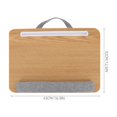 thumbnail image 3 of 1pc Foldable Lap Desk Practical Laptop Table Multi-purpose Bed Laptop Desk, 3 of 8