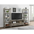 thumbnail image 2 of Topline Home Furnishings Rustic Grey Bookcase/Side Pier, 2 of 3