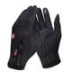 thumbnail image 1 of EeaseMX Guantes de invierno cálidos con forro polar para pantalla táctil, resistentes al viento, para hombre y mujer, a la moda, de dedos completos (negro/pequeño), 1 of 7