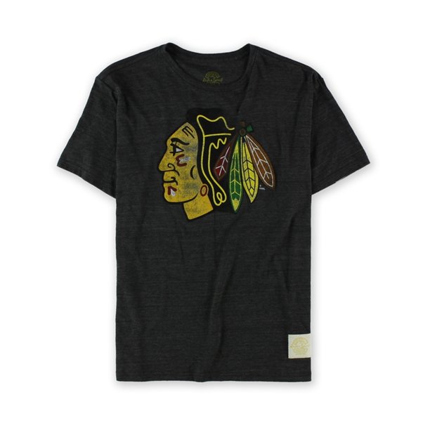 Camiseta gráfica Reebok Vintage NHL Tri-Blend Hombre Gris Grande