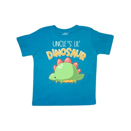 

Inktastic Uncle s Lil Dinosaur with Cute Stegosaurus Gift Toddler Boy or Toddler Girl T-Shirt