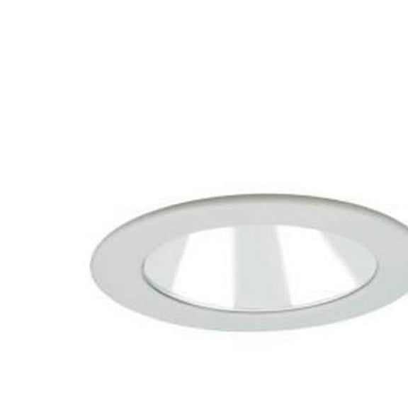 Jesco Lighting TM402CHWH Low Voltage Adjustable Open Reflector Trim- Chrome Reflector- White Trim