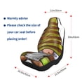 thumbnail image 5 of Sikiie Fishing Gnome Fisherman Car Seat Covers 2PCs Front Car Seat Covers Universal fit for Most Cars SUVs and Trucks-2 PCS, 5 of 9