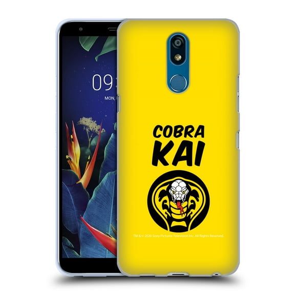 Head Case Designs Officially Licensed Cobra Kai Composed Art Logo 2 Soft Gel Case Compatible with LG K40 / K12 Plus