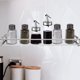 thumbnail image 2 of Estantes de pared para cocina, paquete de 2, para organizar el almacenamiento, de acero inoxidable brillante, 2 of 6