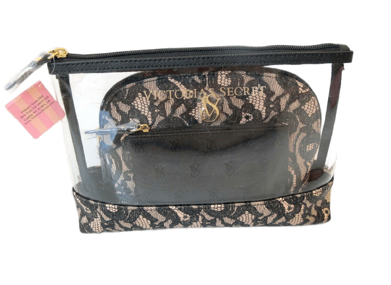Branded Tootsie Bag Set of 3 Lipstick Bags Wallet Silk Scarf