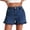 29# Dark Blue, variant on Casual Jean Shorts for Women High Rise Frayed Raw Hem Stretchy Denim Shorts Dark Blue M