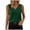 Dark Green, variant on Womens Cotton Linen Tank Tops V Neck Casual Cami Sleeveless Blouses Basic Shirt Summer Clothes Fashion Outfits (Khaki, XL)