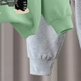 thumbnail image 4 of NIEWTR Little Boys Pajamas Sets Cotton Long sleeve Pjs Fall Winter Set for 0 6 12 18 24 M 1t 2t 3t 4t 5t 6tOutfits Children's Gift Fall Winter Pajamas & Dailywear Set,18-24 Months,Green, 4 of 7