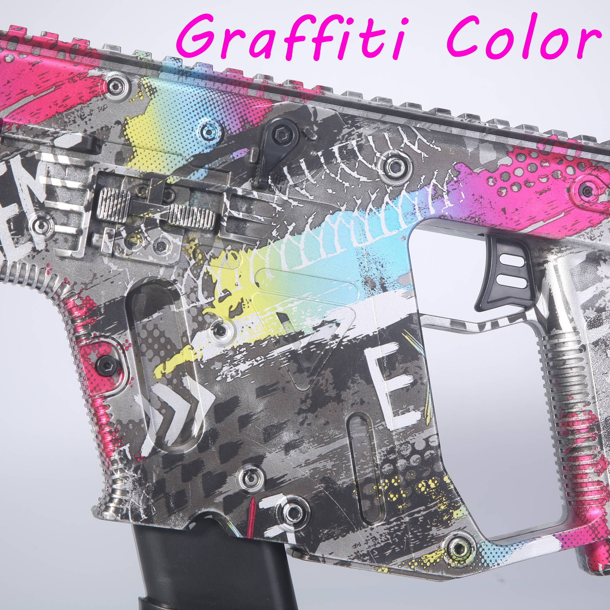 EMERBU Large Splatter Gel Ball Blaster With Auto and Manual Mode High Speed Long Range Outdoor Gameplay for Age 15+