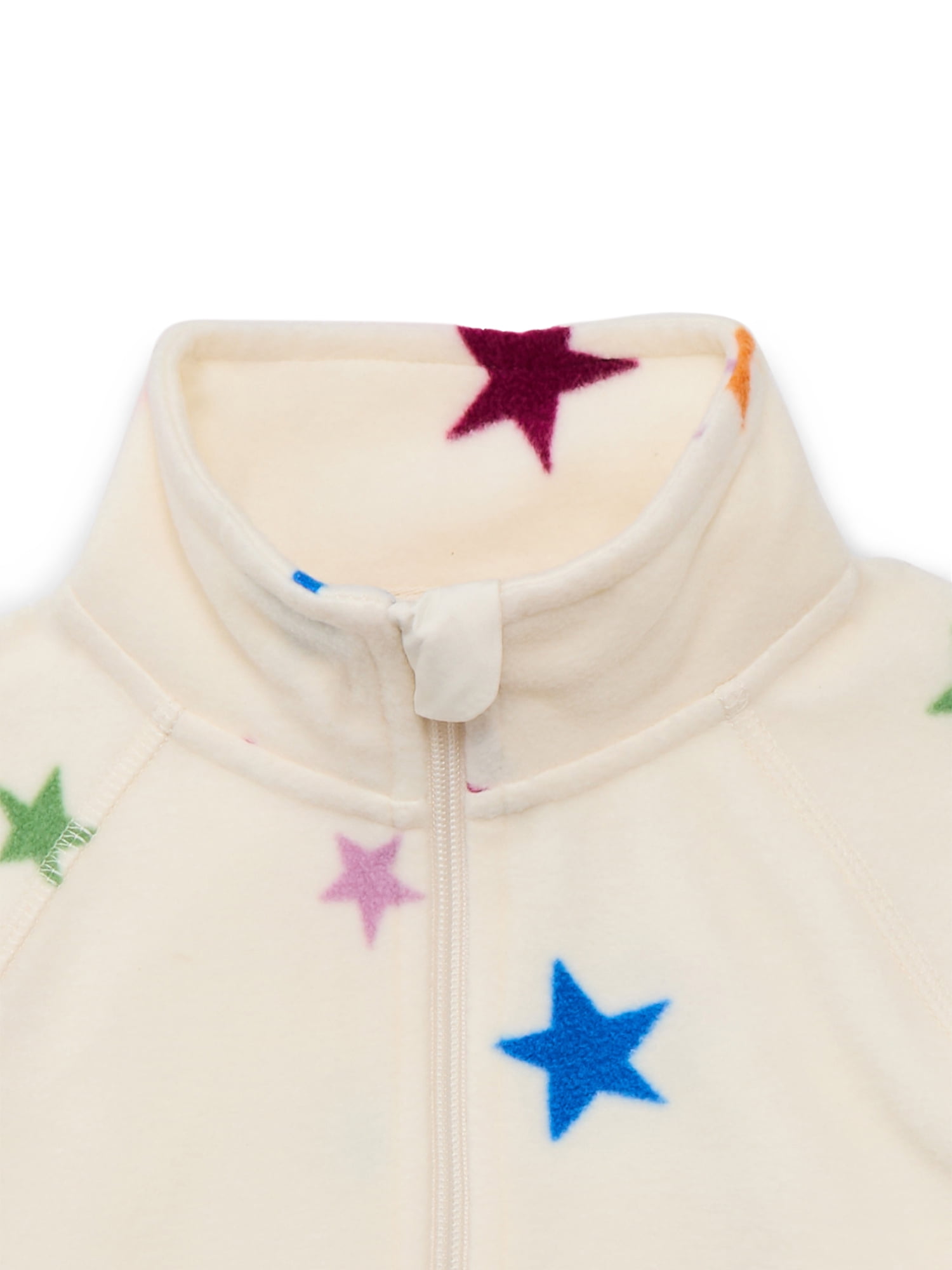 Wonder Nation Girls Microfleece Full Zip Jacket, Sizes 4-18