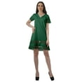 thumbnail image 2 of Moomaya Women Party Night Dresses Plus Size Solid Casual Wear Ladies Clothing, 2 of 5