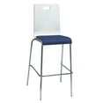thumbnail image 1 of KFI JIVE Barstool, Crocus Fabric Seat, White Back, 1 of 3