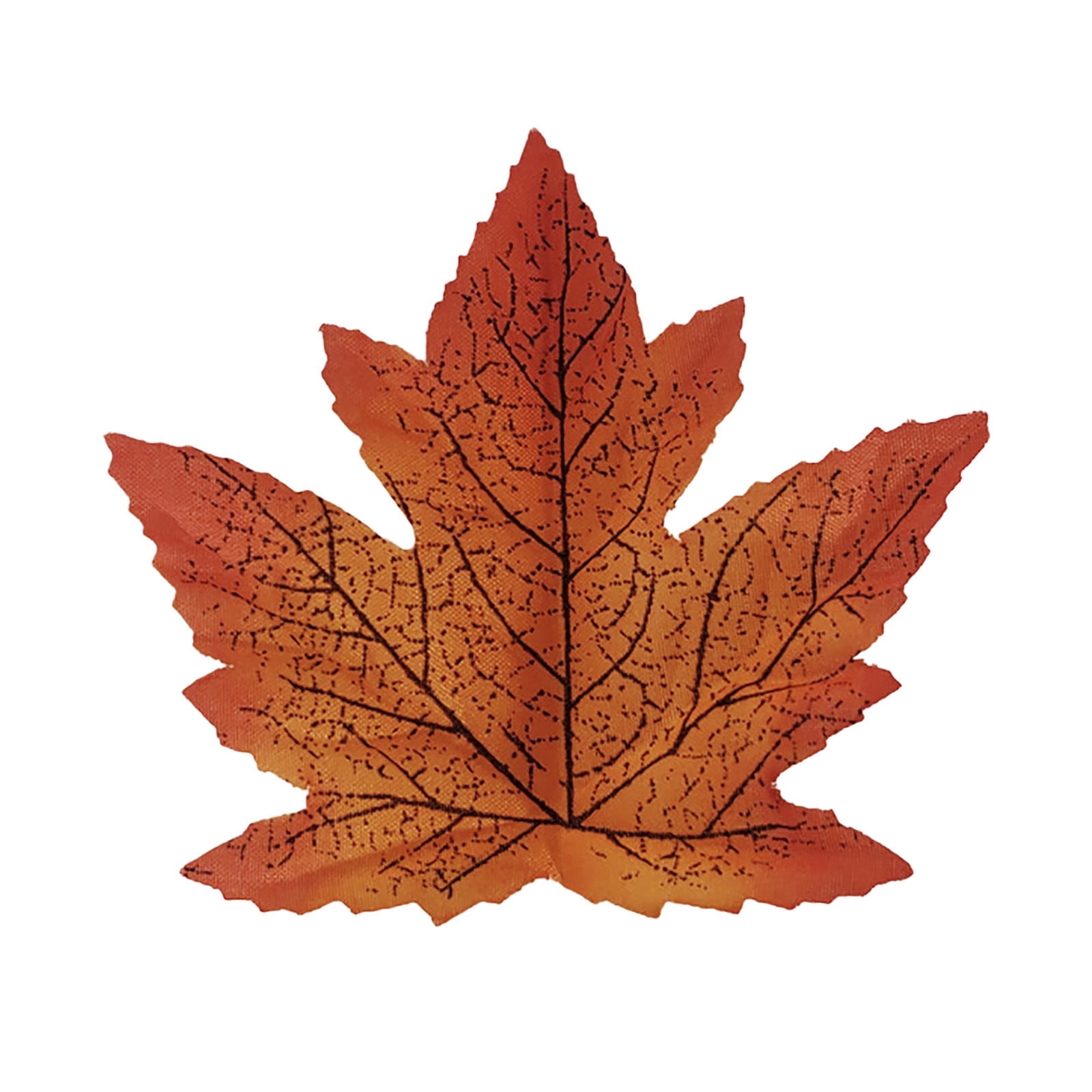 BINGLI 50PCS Artificial Maple Leaves Autumn Leaves For Weddings Autumn Parties Art Scrapbooking Decorations with Multiple Types to Choose
