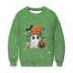 thumbnail image 4 of Ailaofu Women's Halloween Printed Round Neck Casual Sports Long Sleeve Sweatshirt Top Sweatshirt Loose Soft Long Sleeve Pullover Tops, 4 of 6