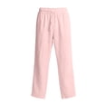 thumbnail image 5 of SAWOBUUN Men's Casual Pants Drawstring Elastic Waist Lightweight Loose Fit Summer Solid Trousers with Pockets, 5 of 6
