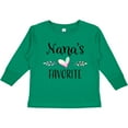 thumbnail image 3 of Inktastic Nana's Favorite- Heart Grandchild Boys or Girls Long Sleeve Toddler T-Shirt, 3 of 5