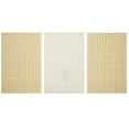 thumbnail image 2 of VHC Brands Cotton Kitchen Towel set of 3, Distressed Appearance, Tea Towel, Dish Towels, Buzzy Bees Collection, Rectangle 28x19, Vintage Yellow, 2 of 3