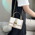 thumbnail image 4 of Bolso de hombro para mujer, bolso cruzado, bolso de moda para mujer, personalizado, retro, portátil, elegante, pequeño bolso cuadrado, 4 of 6