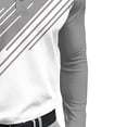 thumbnail image 5 of Golf Shirts for Men Long Sleeve Tshirts Shirt Mens Business Casual Color Block Pullover Button Collared Breathable Athletic Workout Tees Tops, 5 of 5