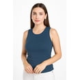 thumbnail image 1 of Blusa de canalé sin mangas /Juvenil, 0282 (Azul marino) azul marino CH, 1 of 4