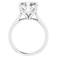 thumbnail image 3 of Solitaire 2 Carat Cushion Lab Grown Diamond Engagement Ring, 3 of 5