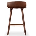 thumbnail image 5 of Safavieh Tazmyn Wood  Barstool in White / Walnut, 5 of 12