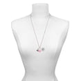 thumbnail image 3 of Delight Jewelry Silvertone LIVE Stamp - Hot Pink Heart Nurse Strong Zoe Necklace, 3 of 4