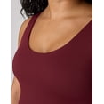 thumbnail image 4 of Hanes CoolDRI Women's Crop Tank with Built-in Shelf Bra, 3-Pack Black/Maroon/Deep Forest S, 4 of 7