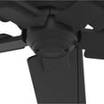 thumbnail image 5 of Hunter 44 inch Outdoor or Indoor Ceiling Fan No Light - Ceiling Fan without Light, For Patio, Porch, Garage, or Living Room, Low Profile Mount, 5 Blades, Pull Chain - Terrace Cove 51581, Matte Black, 5 of 14