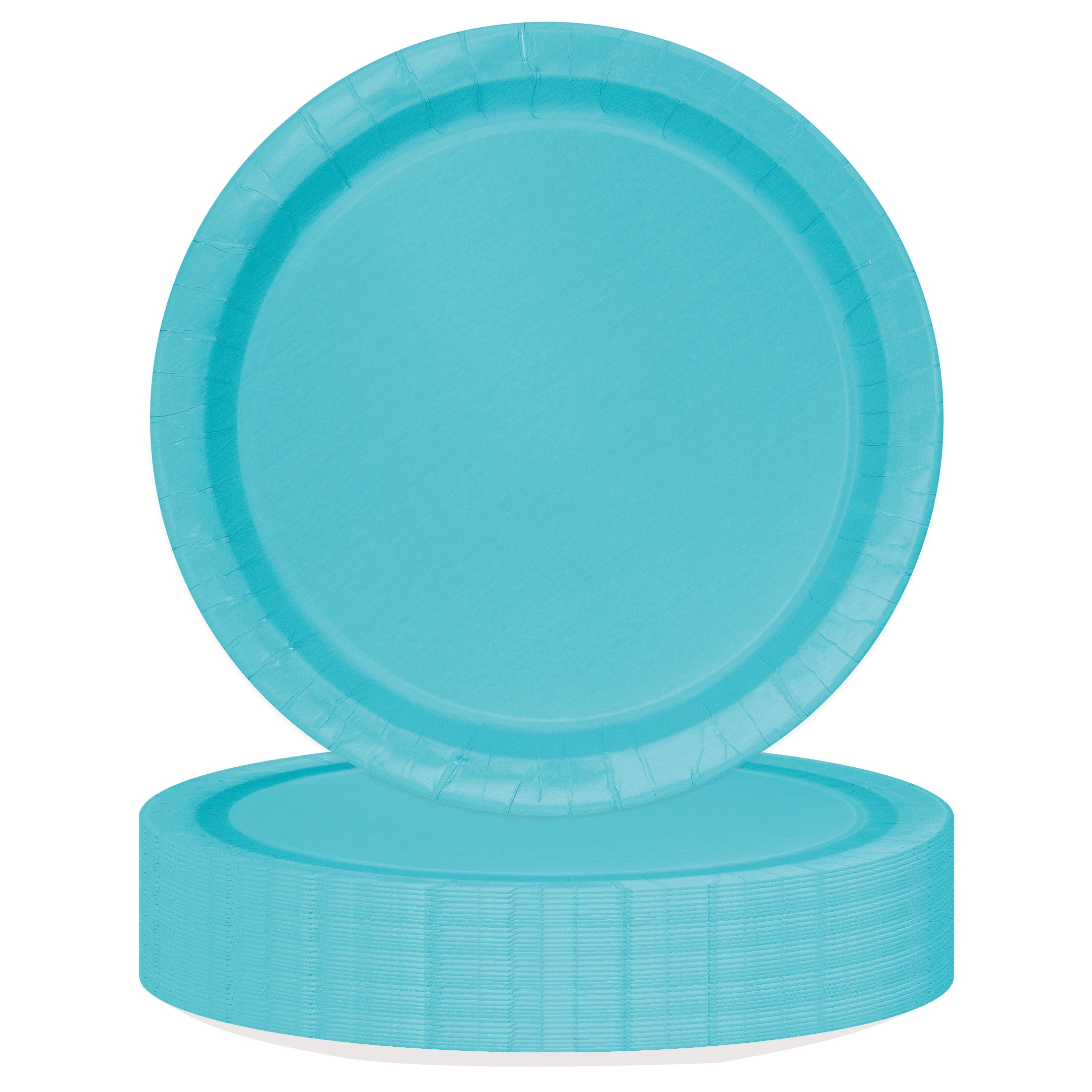 55CT 9IN Teal Dinner Paper Plates by Way To Celebrate