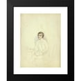 thumbnail image 2 of Elizabeth Murray 14x18 Black Modern Framed Museum Art Print Titled - Study for Portrait of Boy with Book, 2 of 5