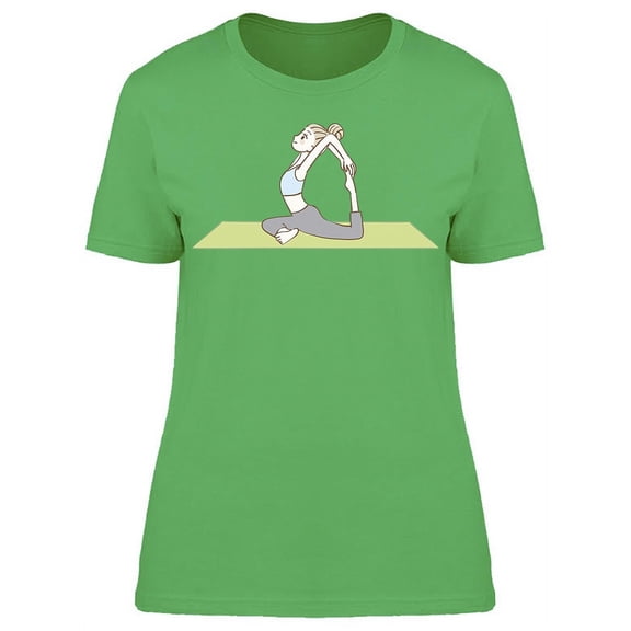 Woman Doing Yoga Fitness T-Shirt Women -Image by Shutterstock, Female x-Large