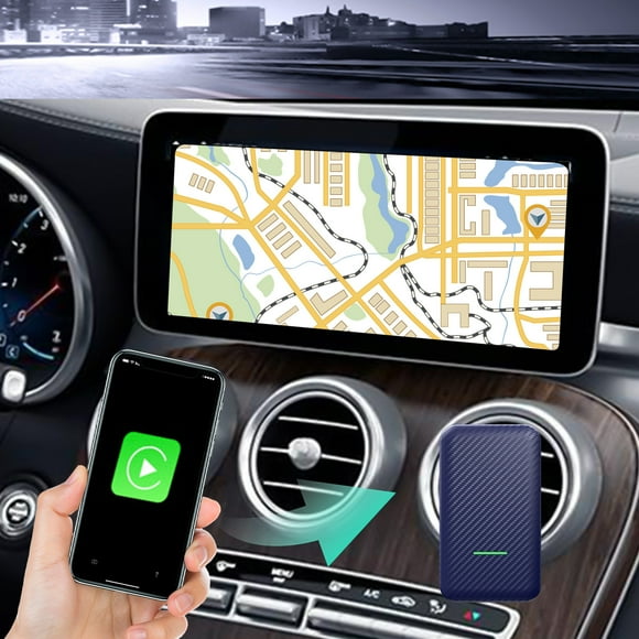 Dvkptbk Wired to Wireless Adapter 4.0 Wireless+Android Auto Adapter All Factory Cars Newest More Faster
