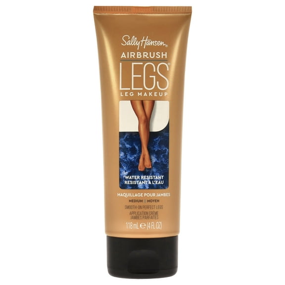 Sally Hansen Airbrush Legs Lotion, Medium, 4.4 oz, Water and Transfer-Resistant