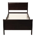 thumbnail image 3 of Jopath Twin Platform Bed, Wood Bed Frame with Headboard and Wood Slat Support for Teen and Adult Espresso, 3 of 9
