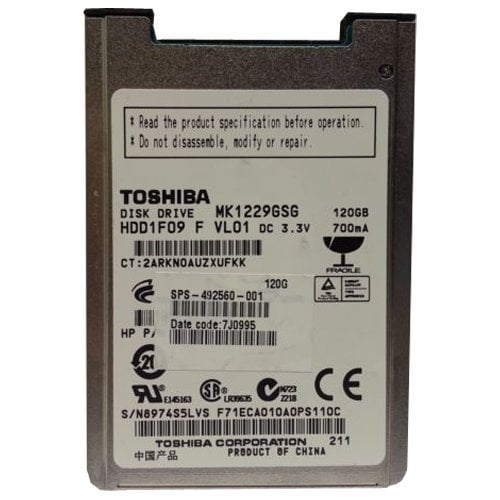 New Hard Drive,120Gb,Sata,1.8",5400Rpm