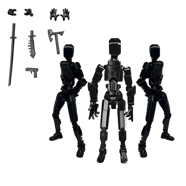 Figura de acción MuYan 13, figura de acción ficticia de 13 años ensamblada, figura de acción Lucky 13, figura de acción T13 impresa en 3D, multiarticulada, móvil, figura de acción Nova 13, juguete