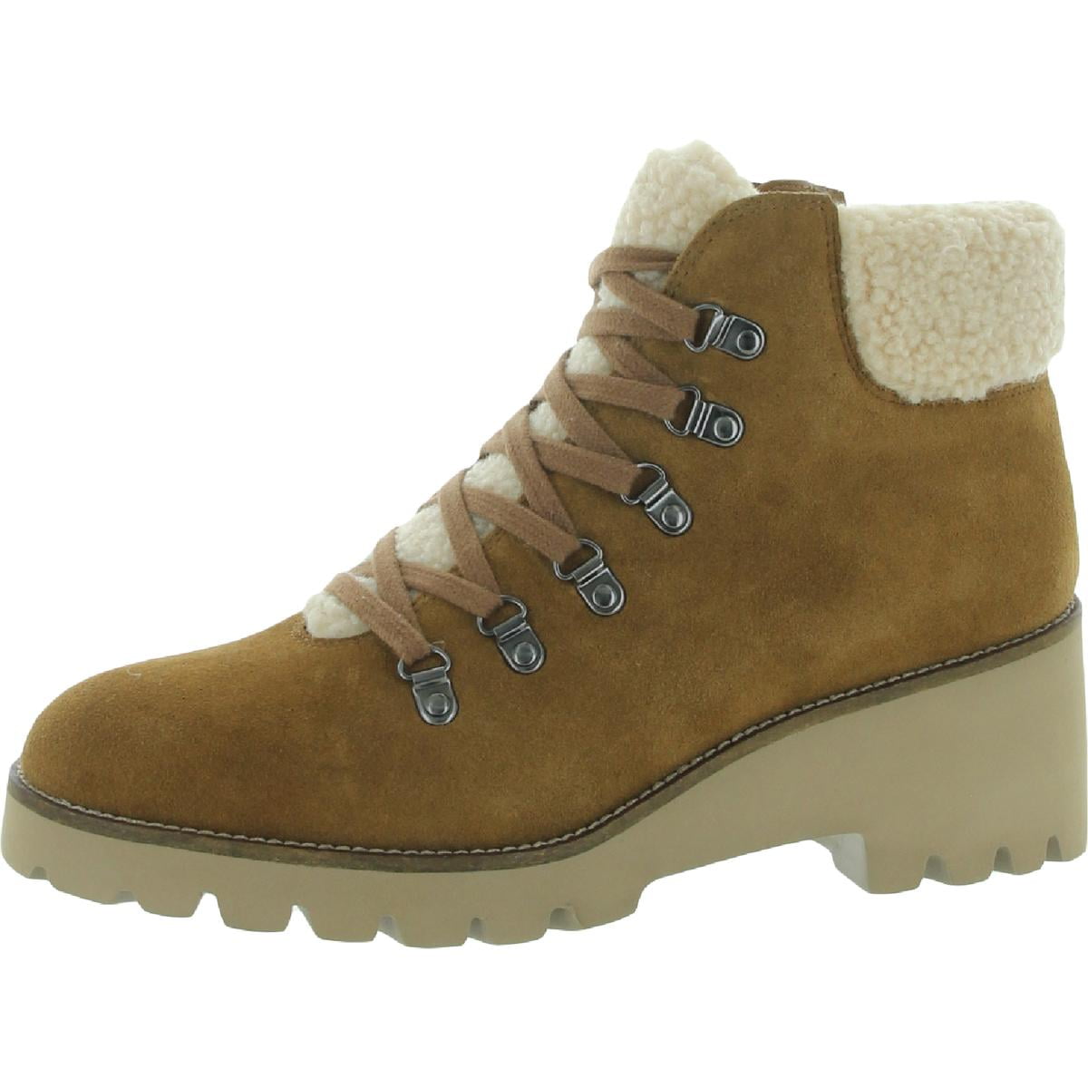 Blondo Waterproof Dark Brown Leather Lace-Up Combat Boots, Size 9.5 Amazon.com | Blondo Women main image 2
