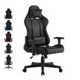 thumbnail image 3 of Posh Living Kimberlyn Faux Leather Game Chair Black, 3 of 9