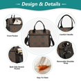 thumbnail image 3 of Large Insulated Lunch Bags for Women Men Leakproof Thermal Meal Lunch Tote Bag for Office Work Picnic Travel Ancient Art Shapes 12L, 3 of 6