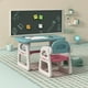thumbnail image 1 of Muebles para bebés, mesa de estudio con silla, jardín de infantes, mesa y silla de plástico para niños oso de fresa Hogar, 1 of 5