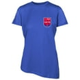 thumbnail image 2 of Women's Levelwear Royal Washington Capitals Retro Birch T-Shirt, 2 of 3