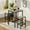Gray, variant on 3 Piece Dining Table Set, Kitchen Table Set with 2 Dining Benches for 4, Rectangular Dining Room Table Set with 2 Benches, Dining Table Set for Small Space Living Room Apartment Studio, Grey