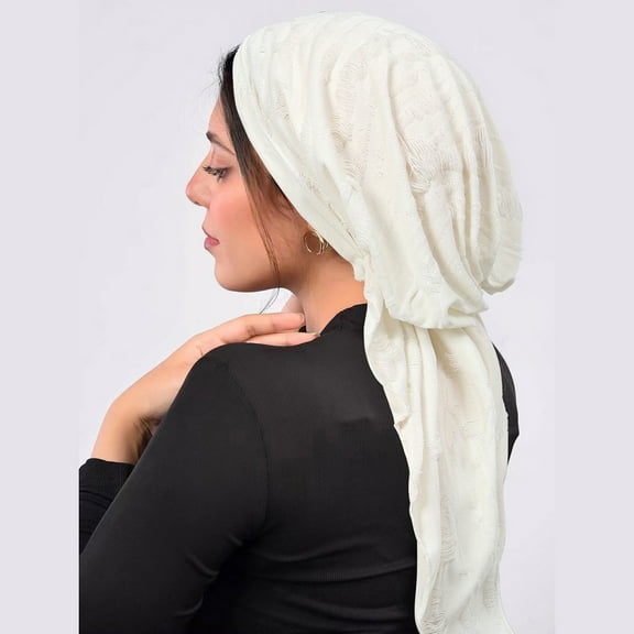 Chemo Headwear Pre Tied Head Scarf Headwraps Lightweight Turban Beanie Cap for Women