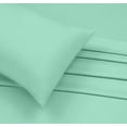 thumbnail image 3 of Ruvanti Full Size Sheets Set - Luxurious Silky Soft Microfiber Bedding - Cozy & Comfy - 15 inch Deep Pocket (Fits up to 17") Hotel Bed Sheets - 4 Pcs - Green, 3 of 9