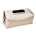 thumbnail image 2 of Pu Leather Tissue Box Cover, Rectangular Holder 7.9"X4.3"X3.15" - Modern Decorative Organizer for Bathroom, Car, Bedroom, Hotel, Office, 2 of 7