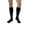 Black, variant on JOBST SensiFoot Diabetic Compression Socks 8-15 mmHg Knee High, Closed Toe, X-Small / White