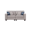thumbnail image 3 of Legend Vansen Fabric Flexible Combination Module Reversible Sectional Sofa, 3 of 14